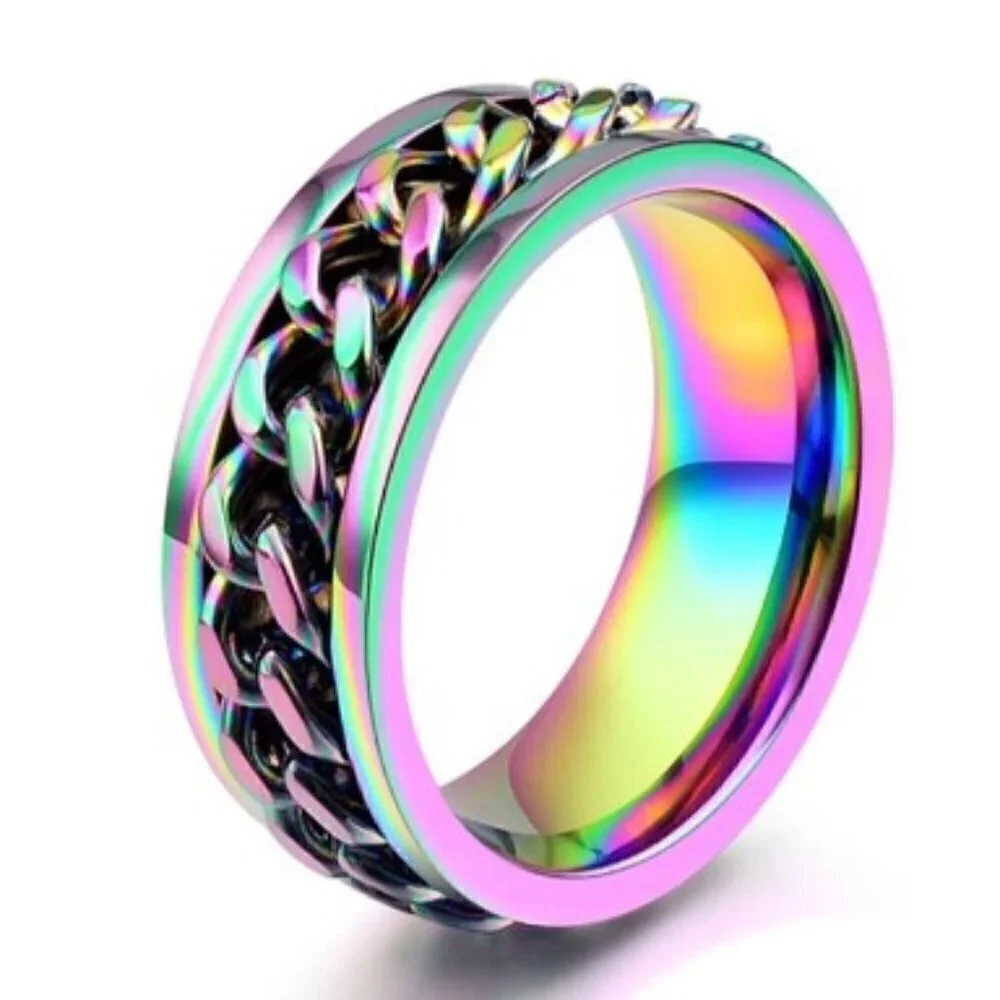 SPINNER CHAIN RING UNISEX